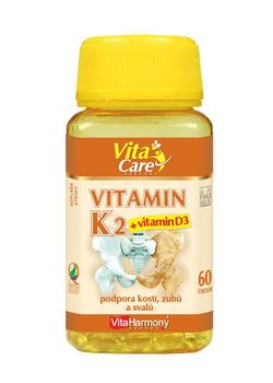 VitaHarmony Vitamín K2 100 μg + D3 25 μg - 60 tob.