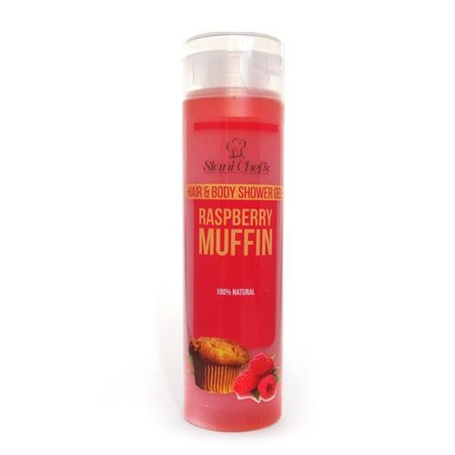 Hristina - Přírodní sprchový gel na vlasy a tělo malinový keks, 250 ml