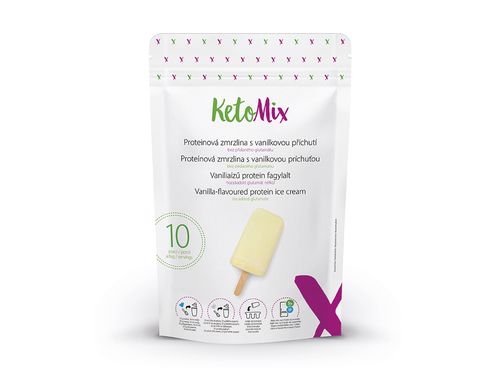 KetoMix Proteínová zmrzlina s vanilkovou príchuťou (10 porcií)