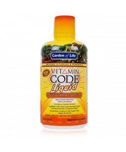 Garden of life Vitamin Code - Tekutý Multivitamin, Pomeranč-Mango - 900 ml