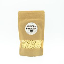 Protein&Co. Biela belgická čokoláda (pecky) Váha: 500 g