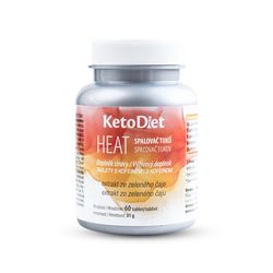 KetoDiet HEAT- spaľovač tukov (60 tabliet) - 100% keto diéta