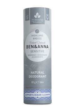 Ben & Anna Tuhý dezodorant Sensitive (60 g) - Horský vánok