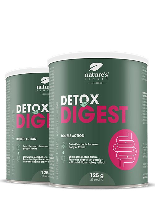Detox Digest 1+1 | Programa de pérdida de peso y digestión | Elimina Toxinas | Promueve la Comodidad | Elimina Metales Pesados | 250 g