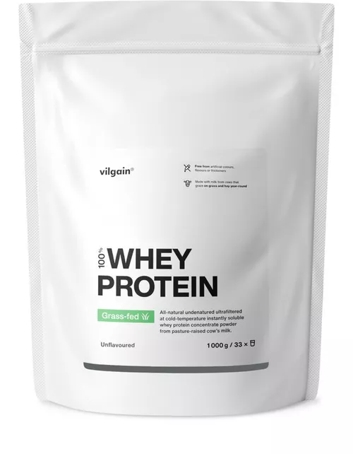 Vilgain Grass-Fed Whey Protein bez príchute 1000 g