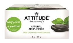 Attitude - prírodný čistiaci osviežovač vzduchu s esenciálnymi olejmi s vôňou zeleného jablka a bazalky, 227 g