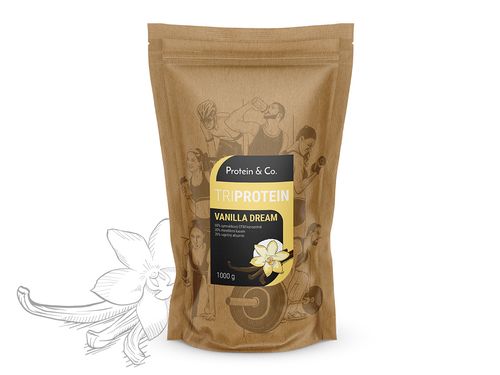 Protein&Co. Triprotein – 1 kg Príchut´: Vanilla dream