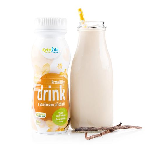 Keto drink s vanilkovou príchuťou (250 ml – 1 porcia) - 100% keto diéta
