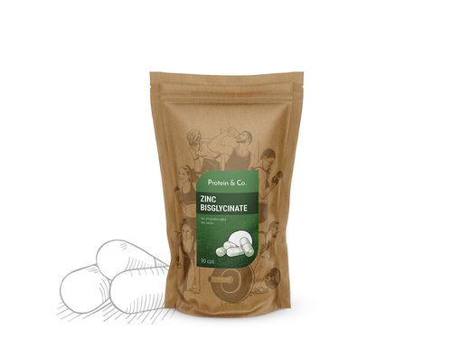 Protein&Co. Zinok bisglycinát – 90 kapsúl