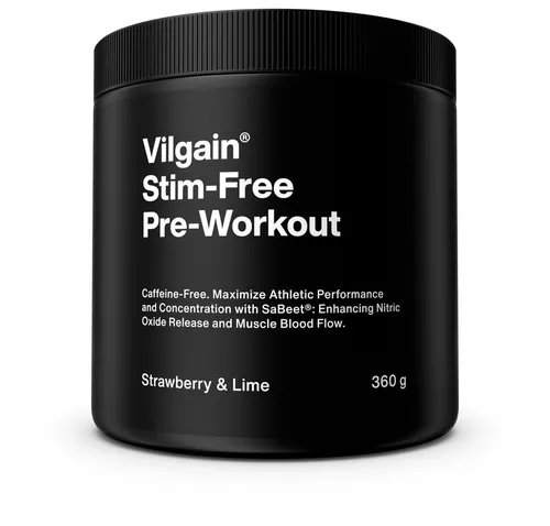Vilgain Pre-Workout bez stimulantov 2.0 jahoda/limetka