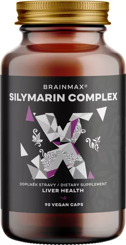 BrainMax Silymarin Complex, 90 rastlinných kapsúl