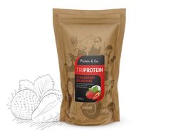 Protein&Co. Triprotein – 1 kg Príchut´: Strawberry milkshake