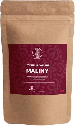 BrainMax Pure Lyofilizované maliny, 45 g