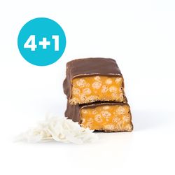 Kokosové tyčinky v mliečnej čokoláde | 4+1 ZADARMO