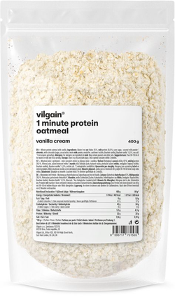 Vilgain Minútová proteínová kaša – Vanilkový krém 400 g