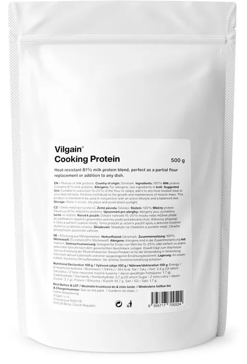 Vilgain 81% Proteín na pečenie 500 g