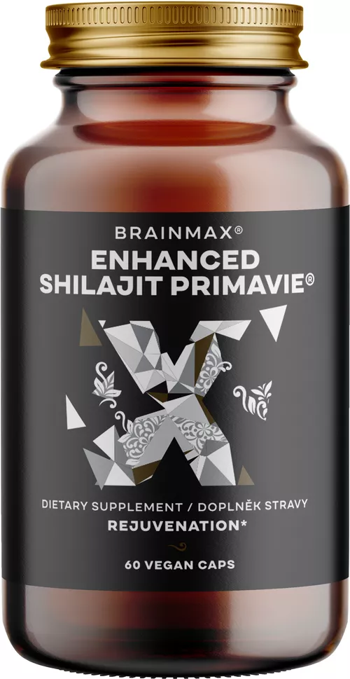 BrainMax Enhanced Shilajit PrimaVie, 60 rastlinných kapsúl