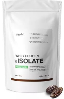 Vilgain Grass-Fed Whey Protein Isolate čokoláda 500 g