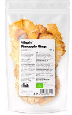 Vilgain Ananás sušený BIO 100 g