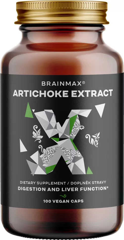 BrainMax Artichoke Extract, 500 mg, 100 rastlinných kapsúl