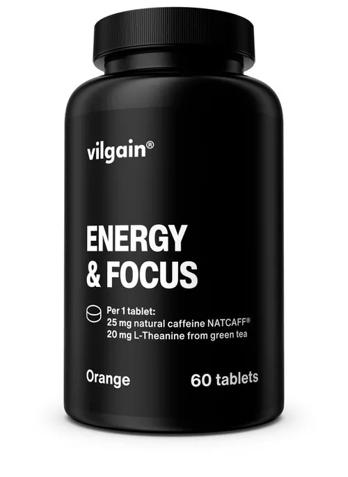 Vilgain Energy & Focus Tabs pomaranč 60 tabliet
