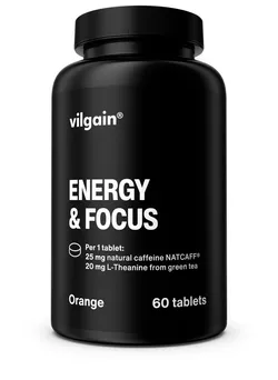 Vilgain Energy & Focus Tabs pomaranč 60 tabliet