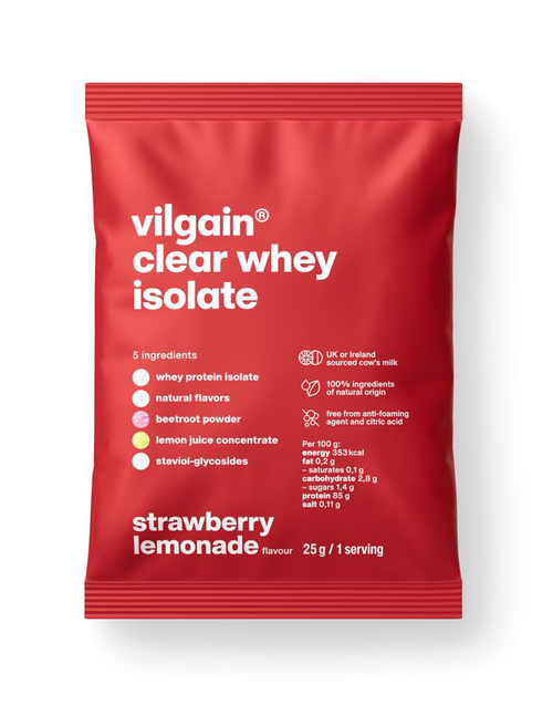 Vilgain Clear Whey Isolate – Strawberry lemonade 25 g